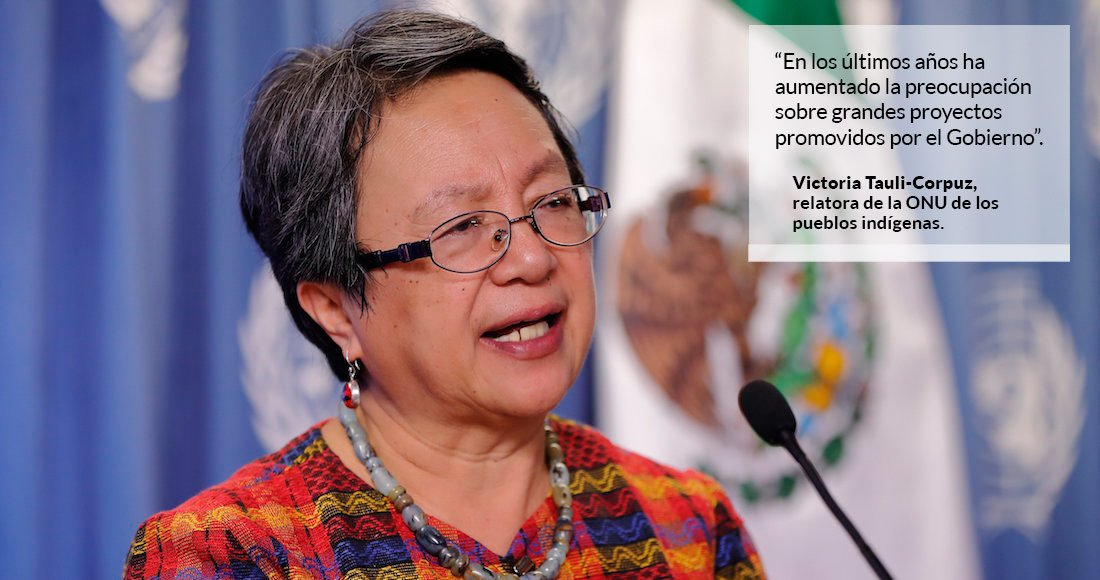 SinEmbargoMX's tweet photo. Relatora especial de la ONU: “Hay falta de voluntad del Gobierno de México para con los indígenas” https://t.co/AsS8ohPplB https://t.co/1g5aVrUQou