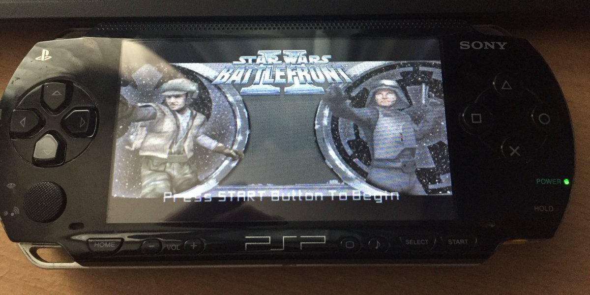 psp2roundup's tweet photo. Why yes, you can play #battlefront2 on a portable! #pspforever (and I can do MP with my boy on the Vita) https://t.co/TzSkIiifJ4
