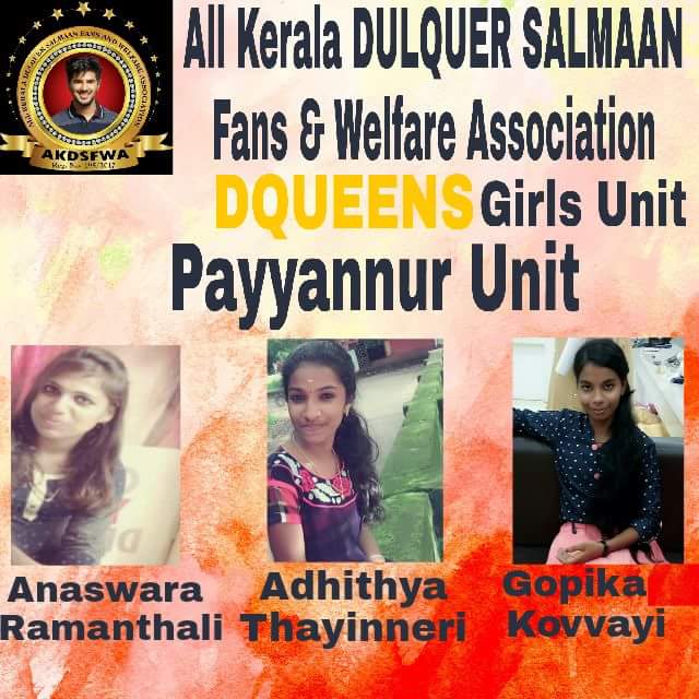Twit_Vk's tweet photo. കണ്ണൂർജില്ലയിലെ തന്നെ ആദ്യമായി ഒരുനടന്റെ girls_യൂണിറ്റ് നമ്മുടെ #പയ്യന്നൂരിൽ ❤👏

AKDSFAWA GirlsUnit Payyannur😍
Welcome #DQueens ☺
@dulQuer https://t.co/D4wymSBDgj