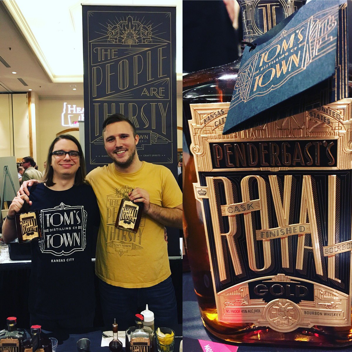 BreakthruMO's tweet photo. Scenes from last night #whiskeyinthewinter @jamesonwhiskey @strangedonuts @clydemays_ @toms_town @RestlessDuffy https://t.co/5uOadtr0nO