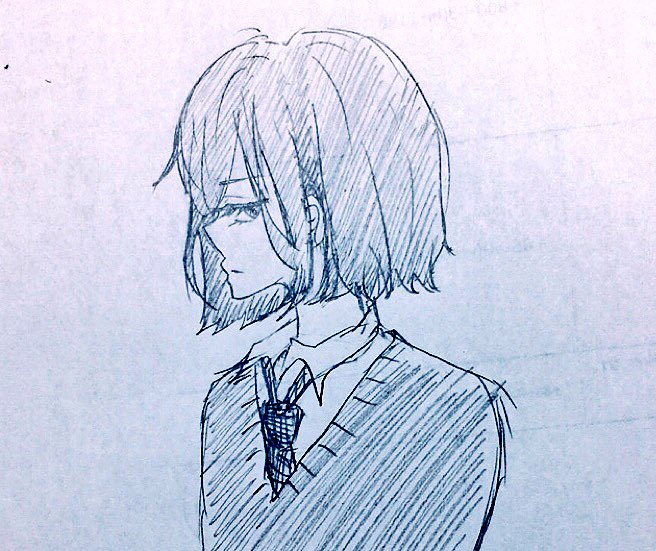 こういうカッコイイ系の女の子好きです！💗(*´ω｀*)

 #絵描きさんと繋がりたい 
 #イラスト #ラクガキ #お絵かき
 #落書き好きさんと繋がりたい 
 #イラスト好きな人と繋がりたい