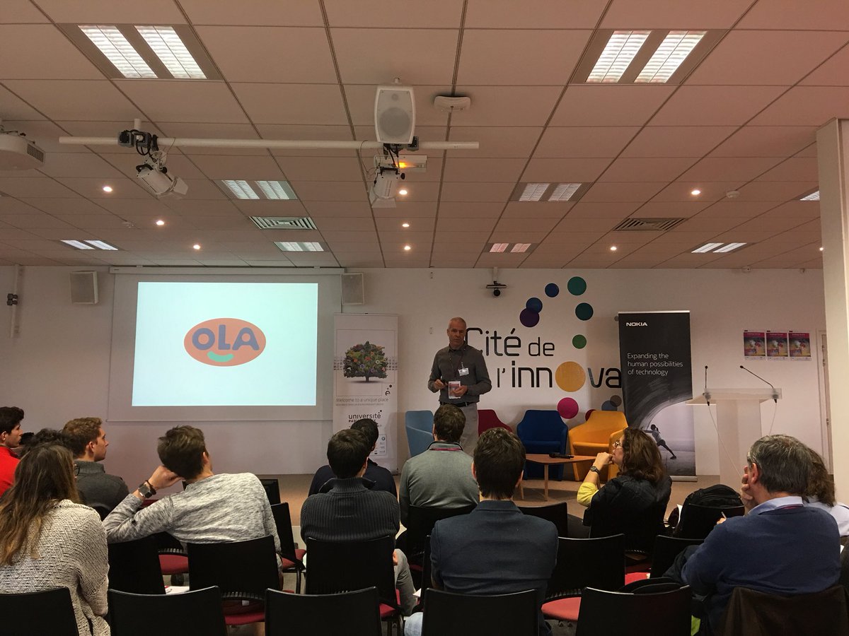 ClDelphin's tweet image. #VincentCreance du #DesignSpot nous parle de design pour #UPSaclayChallenge @UnivParisSaclay @StartinSaclay @NokiaGarage