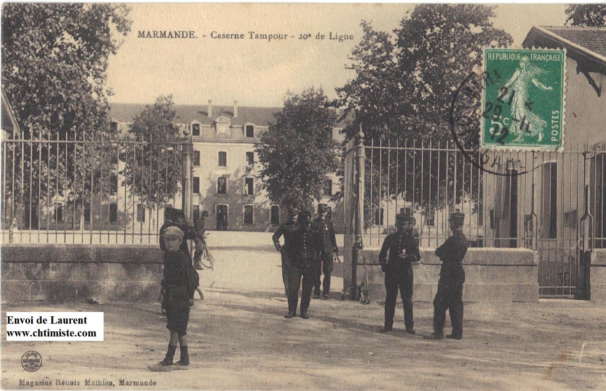 Le_Chtimiste's tweet photo. Marmande - Caserne TAMPOUR - La #caserne du 20e régiment d'infanterie. Merci à Laurent #Chimiste #casernes19141918 #20eRI https://t.co/F1c8sDSCaw