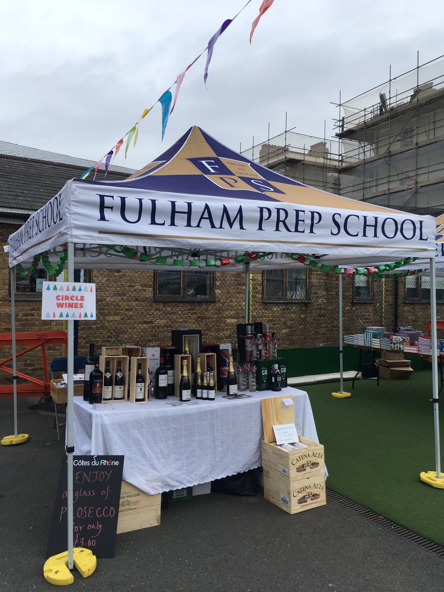 circlewine's tweet photo. Excited about the @FulhamPrep #Christmas Fair which is about to begin #fulham #wine https://t.co/dTfYusGAeW