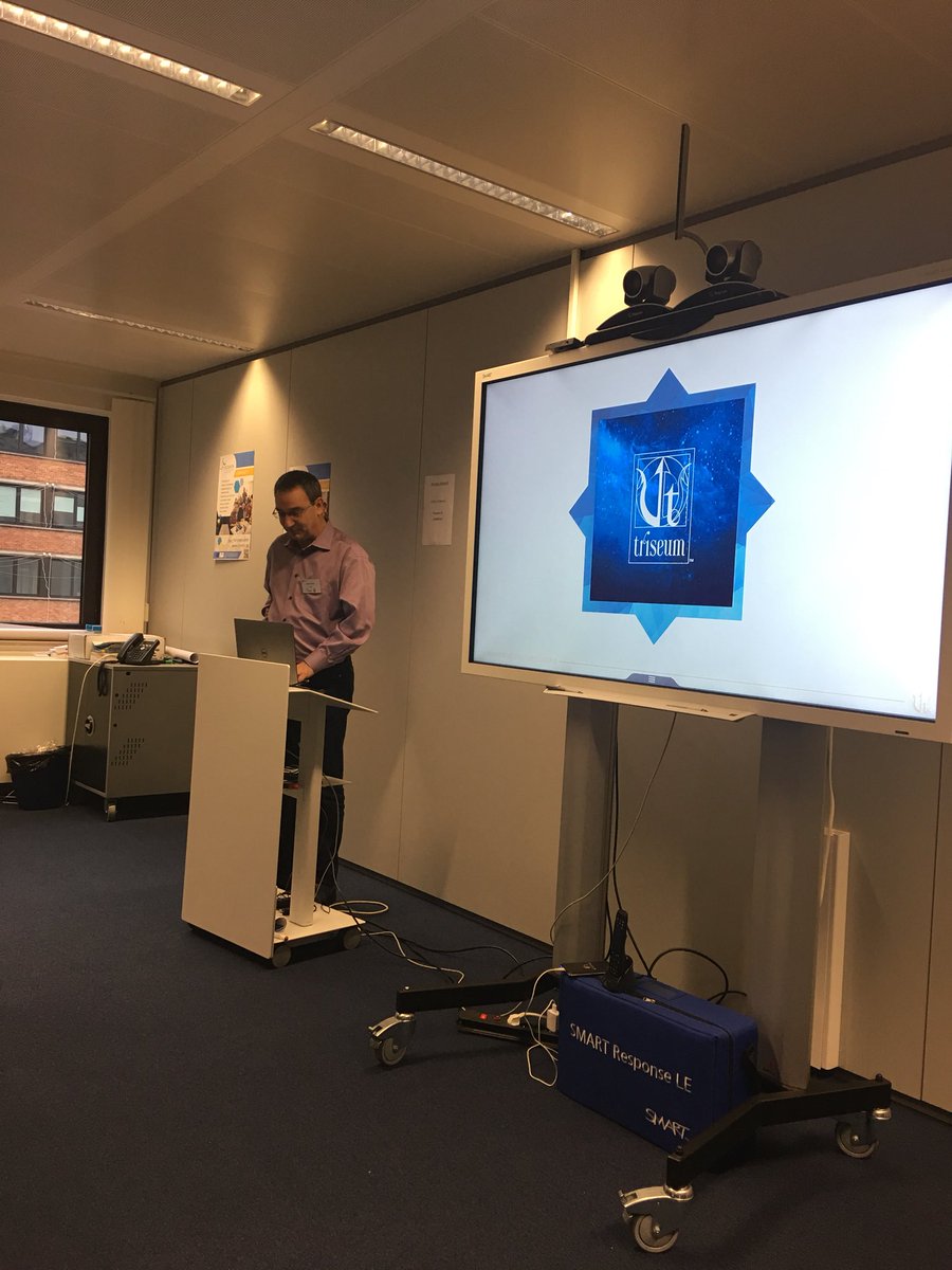 Zeynepcerenerik's tweet photo. The #spw17 started!The #Triseum pilot schools teachers and #scientix Ambassadors involved the #FCL at @eu_schoolnet to learn more in education😎@scientix_eu @Triseum https://t.co/PimZNMBP3o