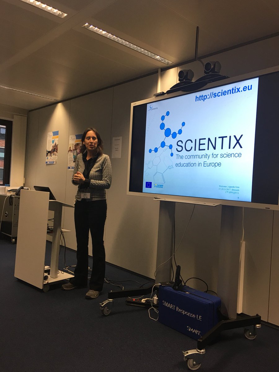 Zeynepcerenerik's tweet photo. The #spw17 started!The #Triseum pilot schools teachers and #scientix Ambassadors involved the #FCL at @eu_schoolnet to learn more in education😎@scientix_eu @Triseum https://t.co/PimZNMBP3o