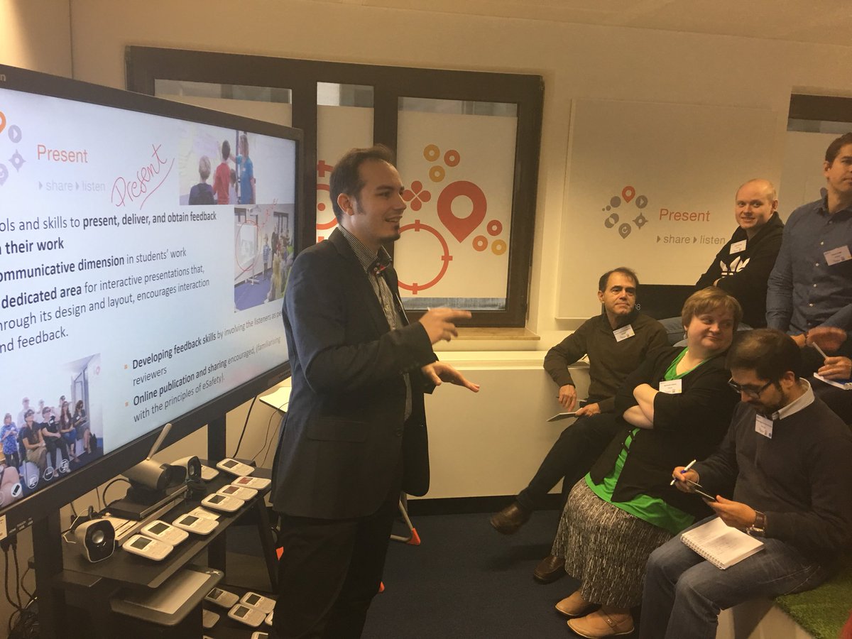 Zeynepcerenerik's tweet photo. The #spw17 started!The #Triseum pilot schools teachers and #scientix Ambassadors involved the #FCL at @eu_schoolnet to learn more in education😎@scientix_eu @Triseum https://t.co/PimZNMBP3o