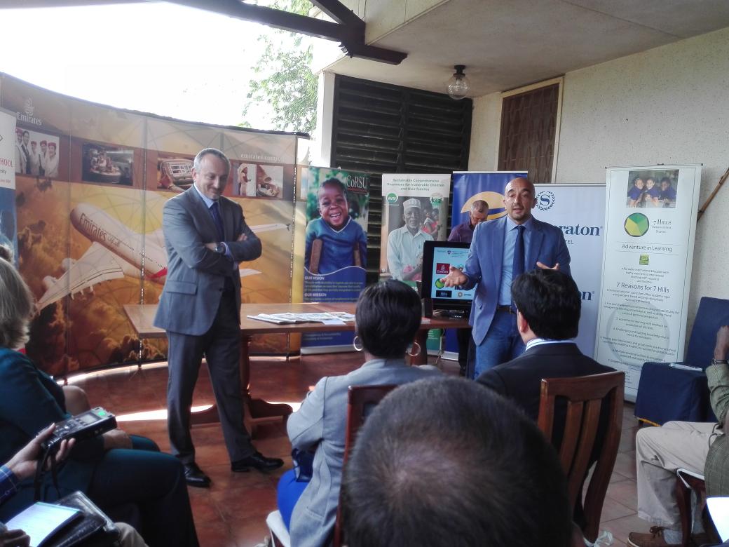 corsuhospital's tweet photo. We welcome the #ItalianCulturalCulinaryweek in Uganda where part of the proceeds from here will go to rehabilitation of CWDs @corsuhospital https://t.co/vW0lWDJFWe