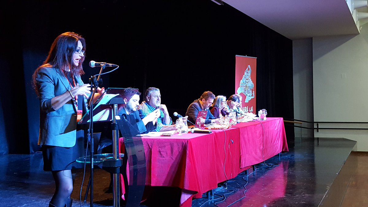 AngelesBarbaC's tweet photo. Turno para el saludo de @abrazopartio a la I Asamblea Político y Social de @IU_Madrid #apsIU https://t.co/dWhyYCFHLd