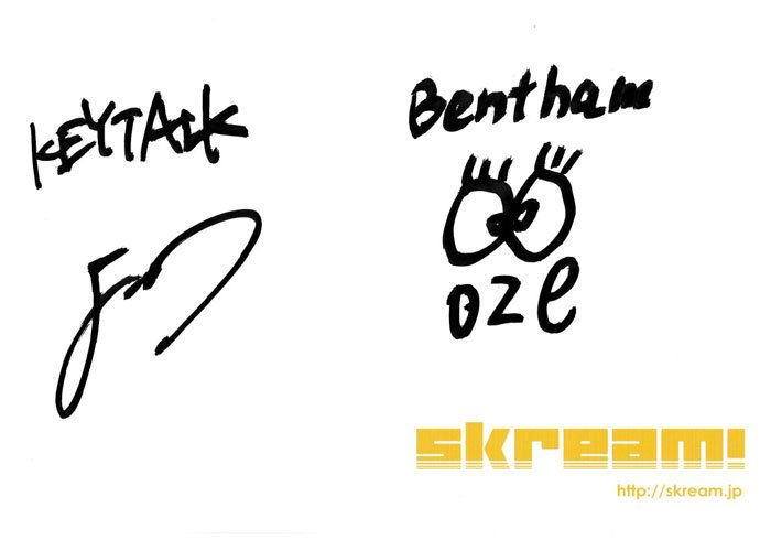 skream_japan's tweet photo. 【フォロー＆RTで応募】KEYTALK×Benthamサイン入り”ORANGE”アンプ＋色紙プレゼント。個性的なデザイン＆サウンドで支持されるブリティッシュ・アンプの魅力に迫る対談公開中 https://t.co/Wuo4Y6WzKZ https://t.co/CQ5QhlhYCH