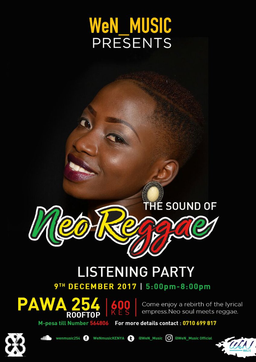 wenmusic254's tweet photo. We Exist Now Music is Back!! We will be launching our new sound #NeoReggae . Come be part of History. Reggae Music Again https://t.co/l31iFj5RiT