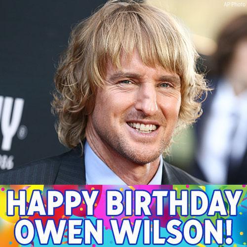 Happy Birthday to actor Owen Wilson! 