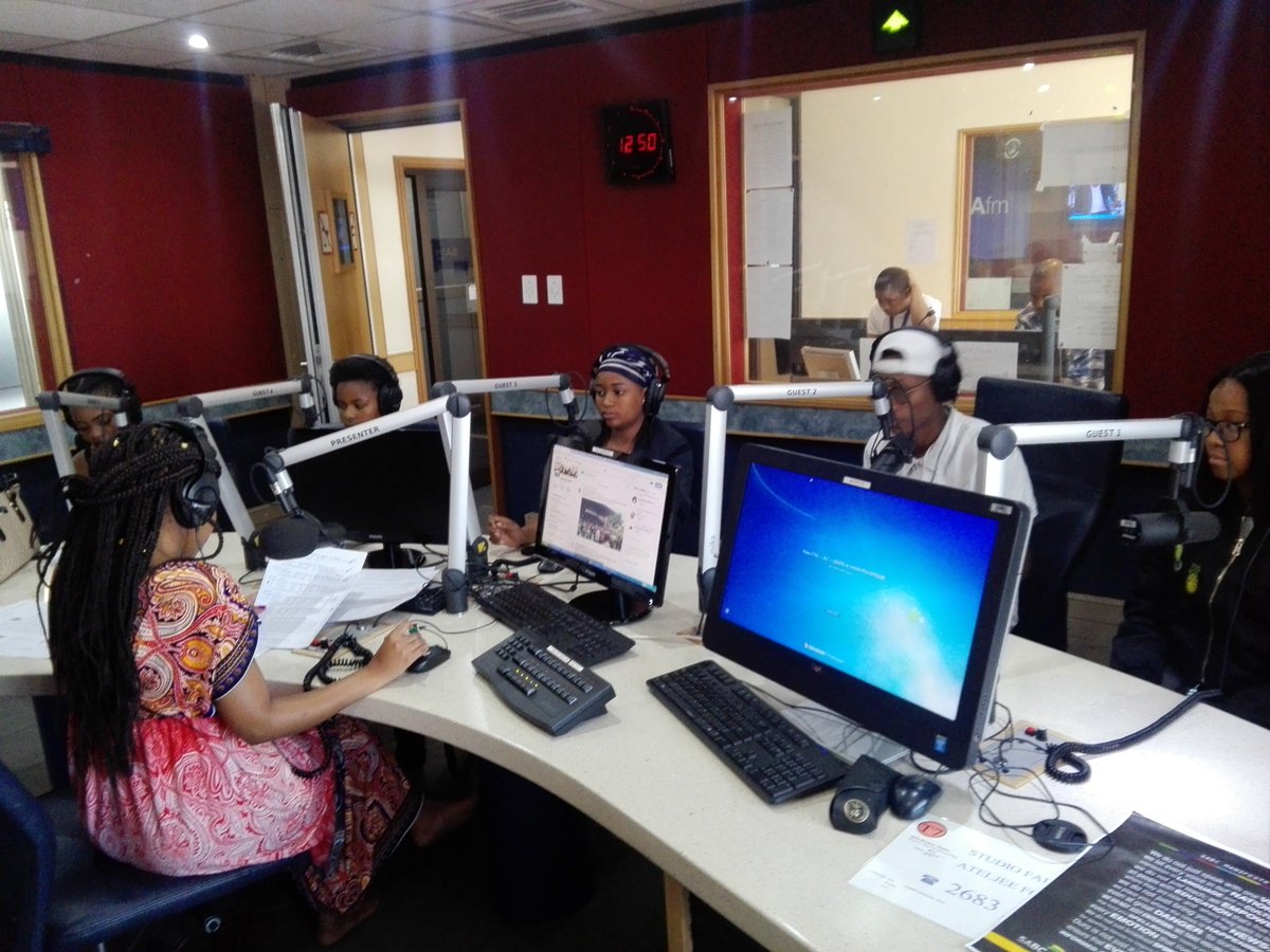 SAfmRadio's tweet photo. [NOW] Talking about the @UNICEF media take over - World Children's Day with @naledimoleo @CRFprojects @Alexfm891 on #Intune #SABCNEWS https://t.co/buYi0zbwMH