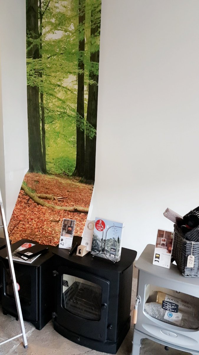 Let the new Charnwood display commence <a href="/CharnwoodStoves/">Charnwood</a>