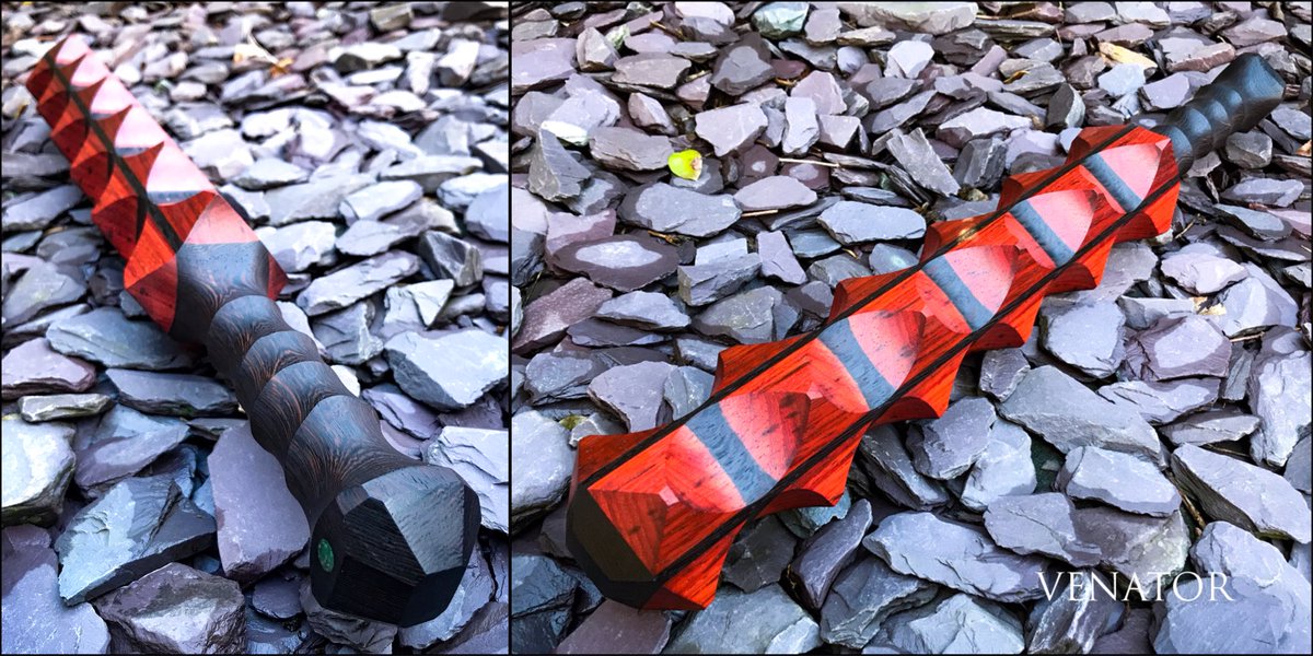 VenatorCustoms's tweet photo. Something a bit special - prototype Sawtooth Trauma truncheon. The deeper teeth on this model bite brutally! Available exclusively at #theBBB this Sunday! #bdsm #hardcore #kink #pain https://t.co/sY7Oc5Mdsm