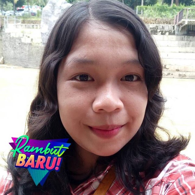 Yuhuuuuu... Gimana bagus apa enggak?? #RambutBaru #FotokuApp