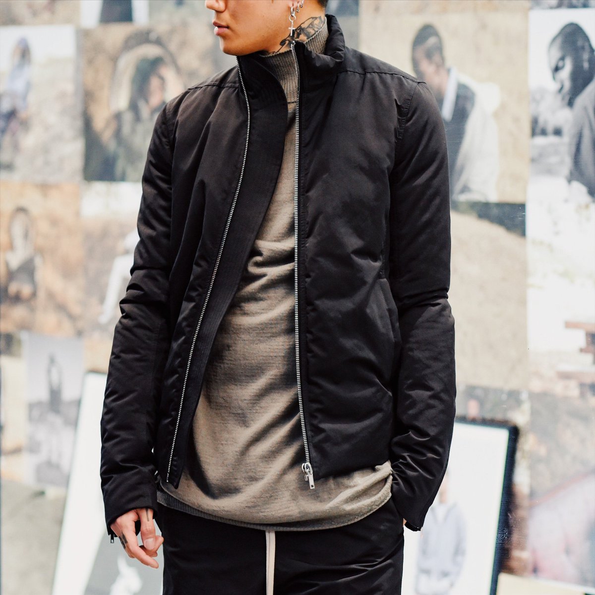 Rick owens drkshdw フーデッドボンバージャケット smcint.com