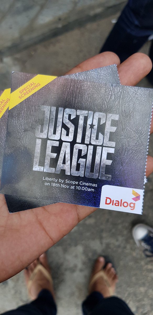 mshamaal's tweet photo. Thanks for the invites @dialoglk  #JusticeLeague #AllinDialog https://t.co/6ZzBEH02iY