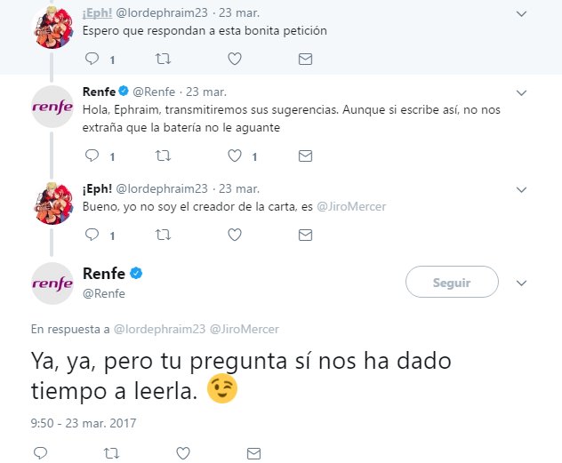 soyJairoCosta's tweet photo. Este escrito tiene un año casi. Pero sigue siendo la misma situación #TrenDignoYa Os dejo también la respuesta de @Renfe tan inapropiada para ese momento :D https://t.co/MdO0uceSam