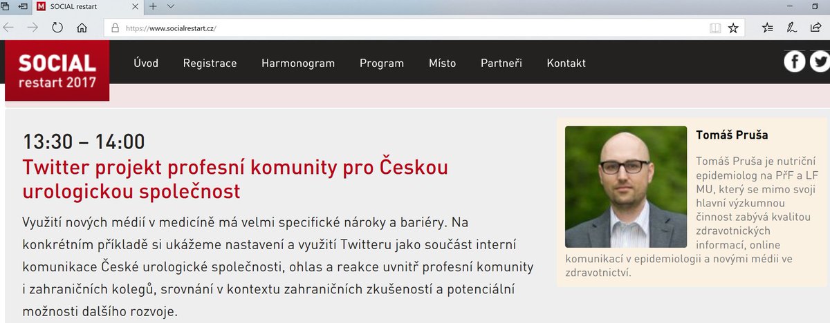 milanhoraplzen's tweet photo. Activites of @CUS_CLS_JEP on #SoME esp. on TW during #CEM17 #CUS17 will be presented as a pioneer act of first medical society in CZ. Visit #SoMe conference https://t.co/6tpNINoDwc, lecturers @prusatomascz @zbiejczuk. Thanks to crucial persons @MarekBabjuk @mbroul @KasparP3tr ... https://t.co/pbyNukpurS