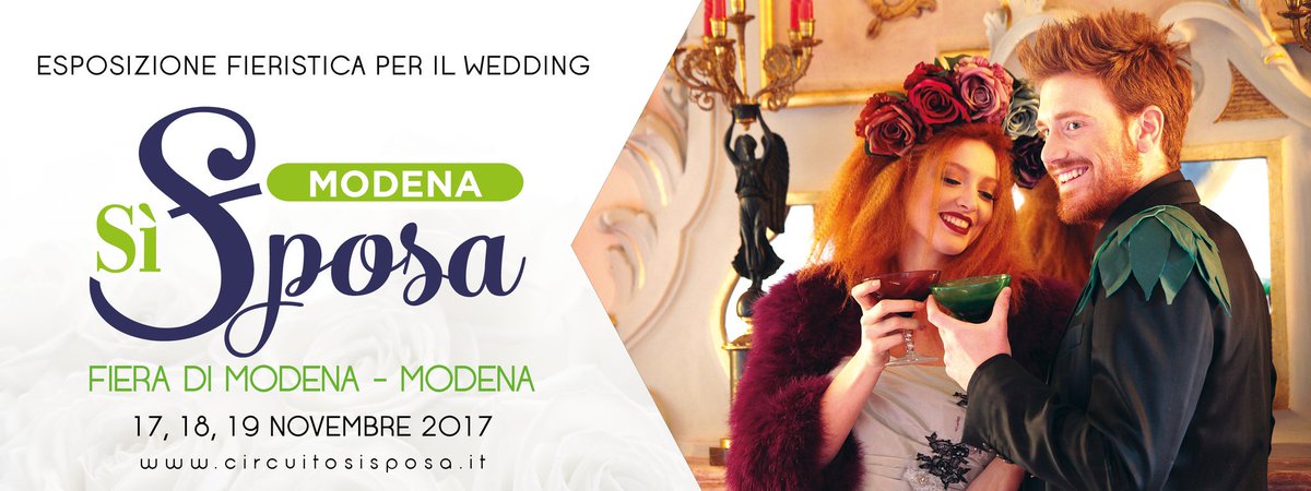 CamComModena's tweet photo. Fino a domani #19novembre a #ModenaFiere la kermesse #ModenasiSposa con 150 operatori del #wedding e sfilate di abiti da cerimonia. https://t.co/jVMvOGPxD8
