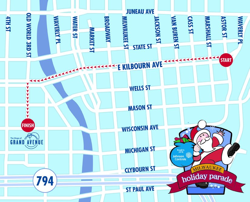 MKE Holiday Parade tweet media