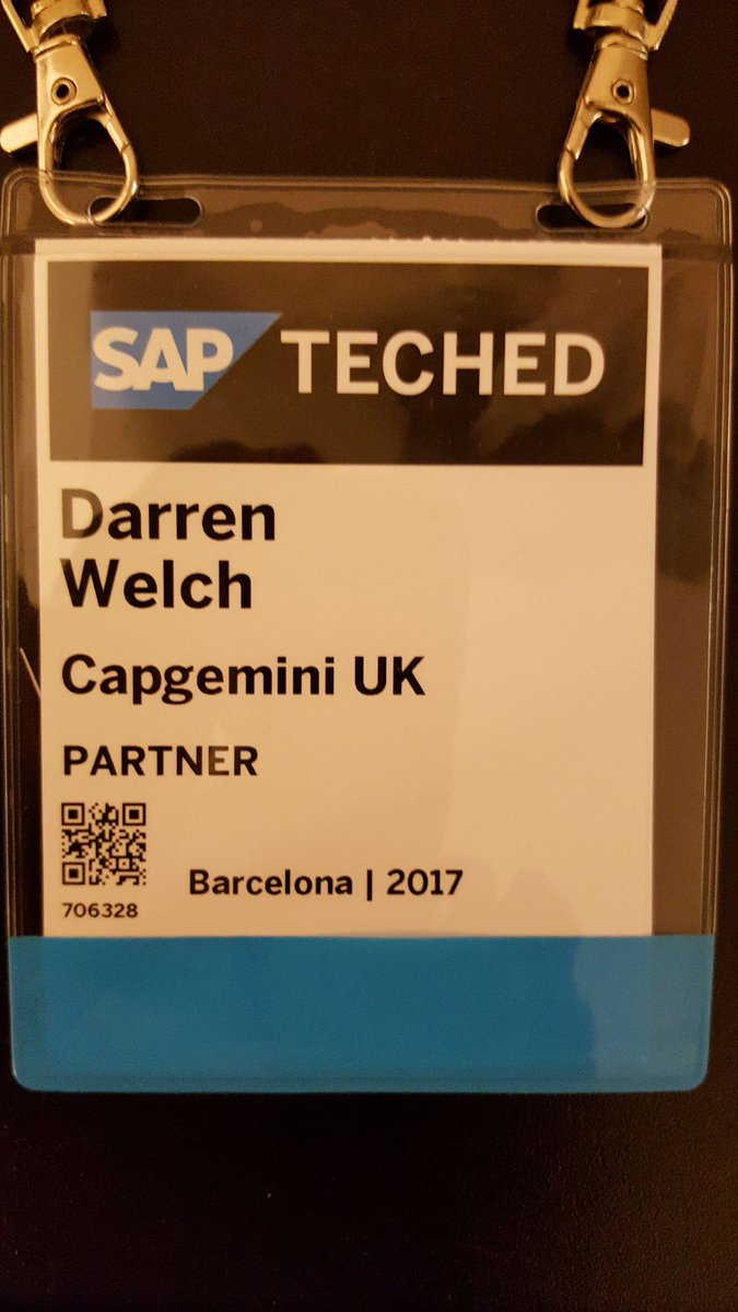 darrenwelchdw1's tweet photo. #DevelopingTalent. Very proud to be representing @Capgemini in Barcelona at #TechEd2017 . #LifeAtCapgemini https://t.co/uvspVHmRkl