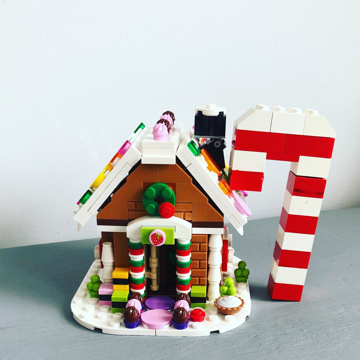 RebeccaEm83's tweet photo. @LEGO_Group my little boys’ contribution to #BuildToGive #christmas #decoration #greatcause https://t.co/3p1dqoUirf