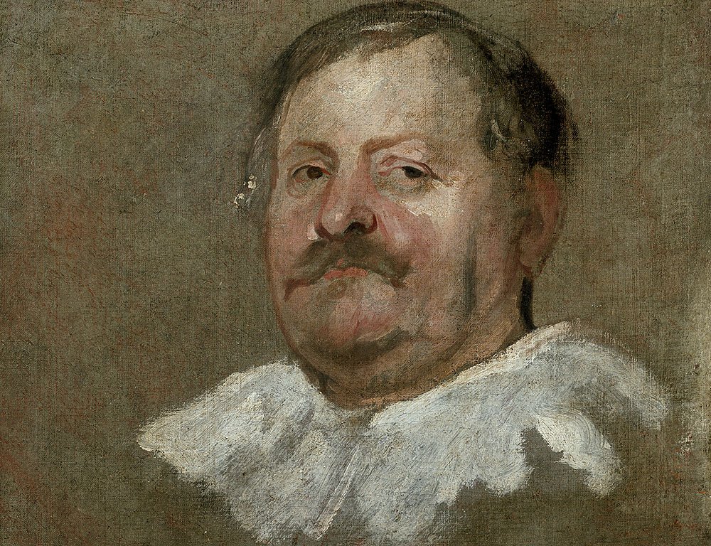 AshmoleanMuseum's tweet image. Head of a Bearded Man wearing a Falling Ruff. Oil on Canvas by Anthony Van Dyck, 1599–1641 #Movember #Tashmolean