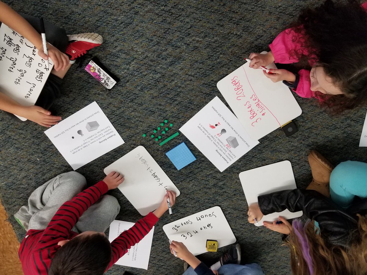 Ss practicing different ways to show numbers. @NutSwampTigers #teamtigers #MTPSPride