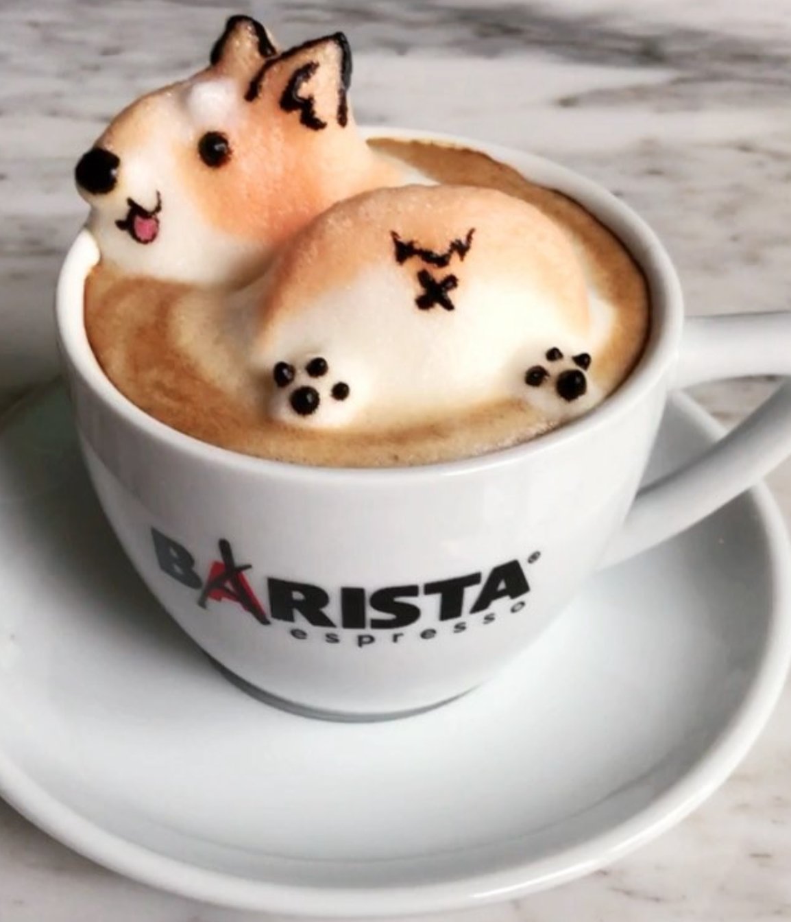 Смешные рисунки на кофе