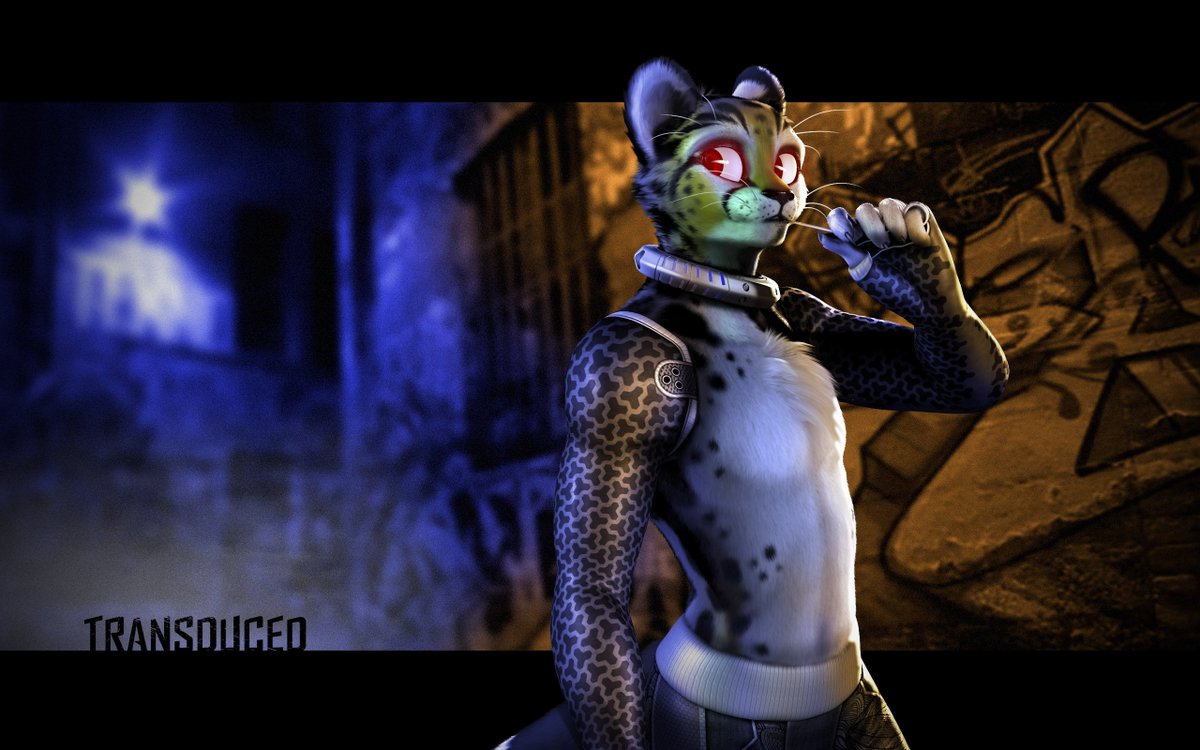 zorryn_art's tweet photo. I wanted to make a wallpaper style for my world, featuring one of my new characters, Verall.
Roaming the back alleys of your respective MegaCity alone might not always be a good idea - unless you can outrun anybody ;)
#zorryn #verall #transduced #CGI #c4d https://t.co/dGw9QlZewl