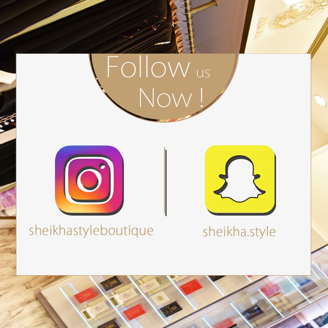 SheikhaStyle's tweet photo. follow us on - instagram - @sheikhastyleboutique-
snapchat - @sheikha.style-
https://t.co/OPsicEXBCV https://t.co/4EXvU1LVlz