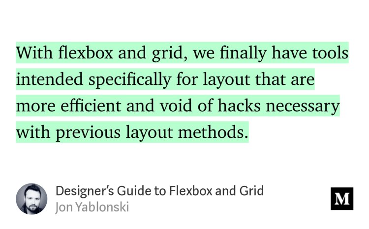 entidia's tweet photo. “Designer’s Guide to Flexbox and Grid” — @JonYablonski https://t.co/Mdyo6PkiAK https://t.co/vteTZzSWHH