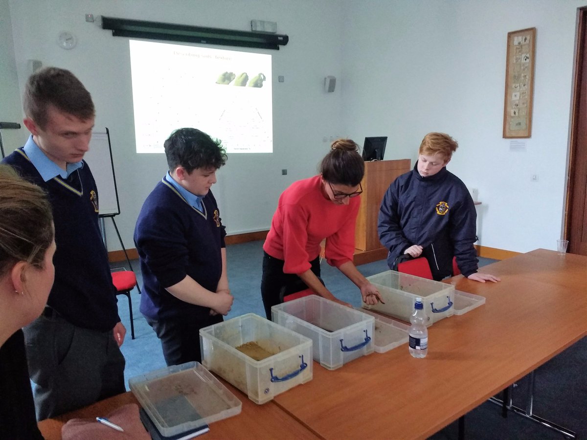 Visit to <a href="/teagasc/">Teagasc</a>  Johnstown Castle, Wexford. Students are learning how tom study soil maps for their tilling project <a href="/ActionIreland/">Action Ireland Trust</a>