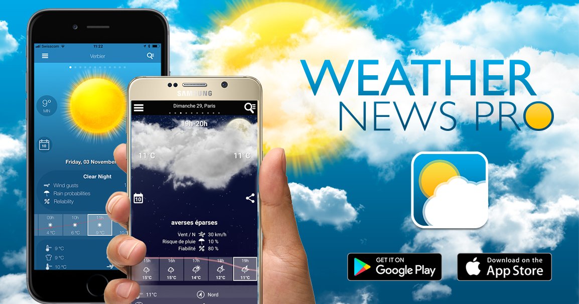 IDMobile_SA's tweet photo. Météo news Pro via notre nouvelle app à ne pas manquer! Téléchargez-la depuis ce lien https://t.co/gM5GvaBugp  #météo #neige #froid #ski https://t.co/zrxmN9CfRq