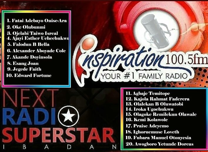 n3uroti8's tweet photo. #NextRadioSuperStar Congratulations to all the contestants who have made it to this stage! Stay close to your radio for more information on what next to do. https://t.co/FSRQKDm1fV
