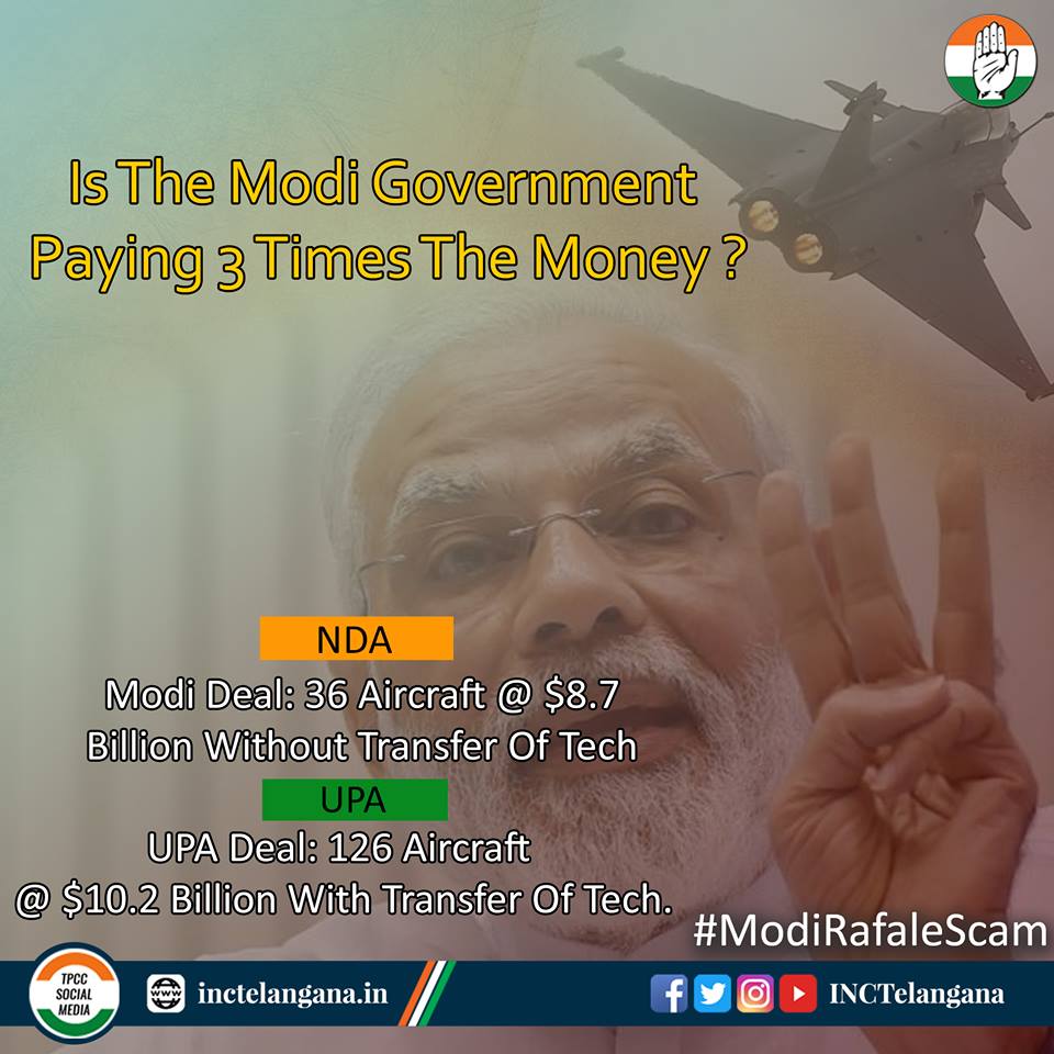 SachinShirvall's tweet photo. #RakshaMantriJawabDo
""Y""
Multiplication of 3 times the#UPA
Subtraction in #TransferOfTech
#RafaleDeal is a #Jumla 

Amount of #RafelScam is used for #GujuratAssemblyElections 

#MODIRAFAELSCAM https://t.co/fhJmXAJE9k