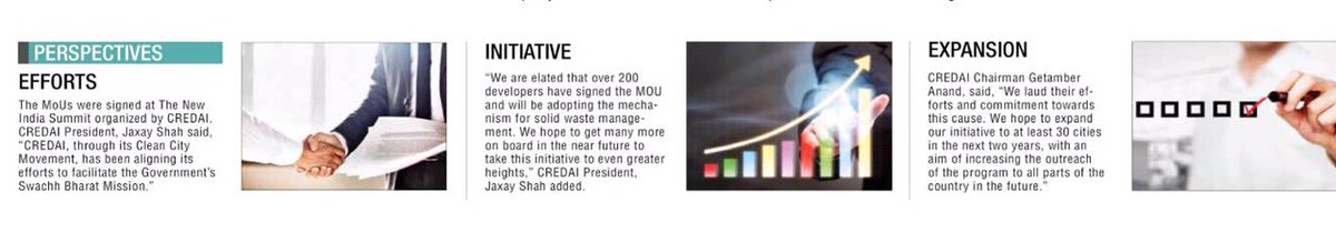 CREDAINational's tweet photo. More than 200 CREDAI developers signed the MoU with CREDAI #CleanCityMovement at #NewIndiaSummit to realize the commitment towards PM's #SwacchBharatMission, reports @dna https://t.co/rXmneOycBq