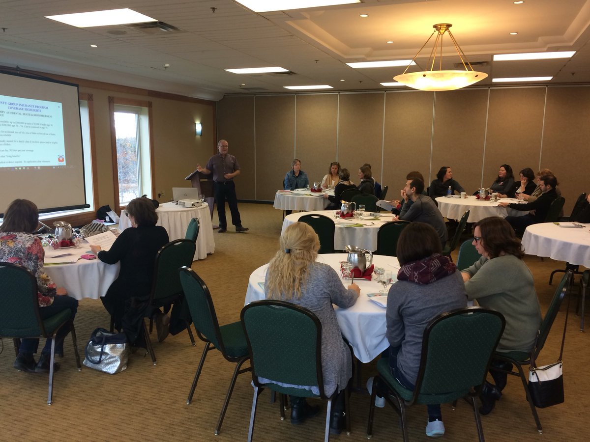 HantsWestNSTU's tweet photo. Reps from @HantsWestNSTU and #AnnapolisLocal NSTU learning about our insurance coverage. @NSTeachersUnion @CanTeachersFed #NSTUStandTogether @lsdoucet @TCoxJardine https://t.co/g4VJ00X8MN