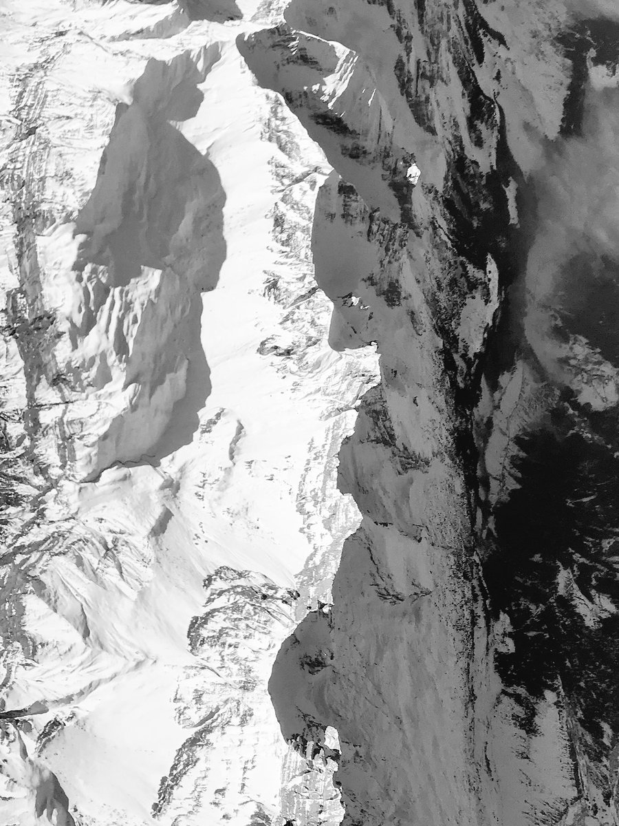 Overflying The Alps... early morning light.