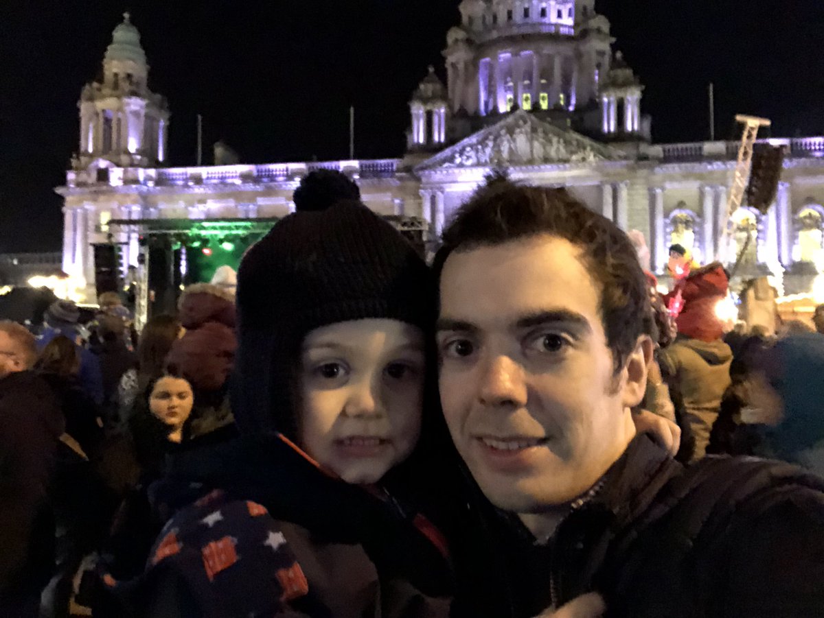 At the <a href="/coolfm/">Cool FM</a> Christmas #BelfastLights switch on with Teddy and Minnie!