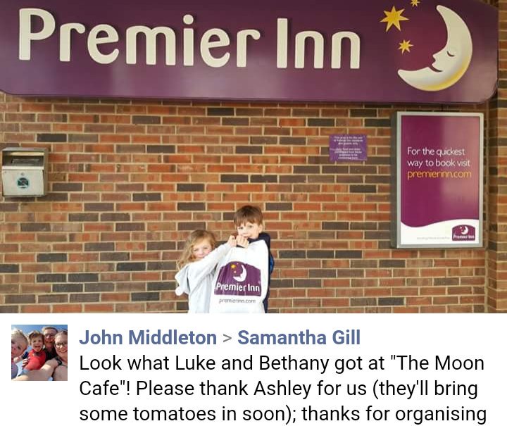 We recycled our coffee grounds  this morning by giving them to young Luke and Bethany for their little garden allotment. Can't wait to try their tomatoes next time they visit our 'moon cafe' <a href="/northeastsolus/">North East Solus PI</a> <a href="/PIjoecrosby/">Joe Crosby PI</a>