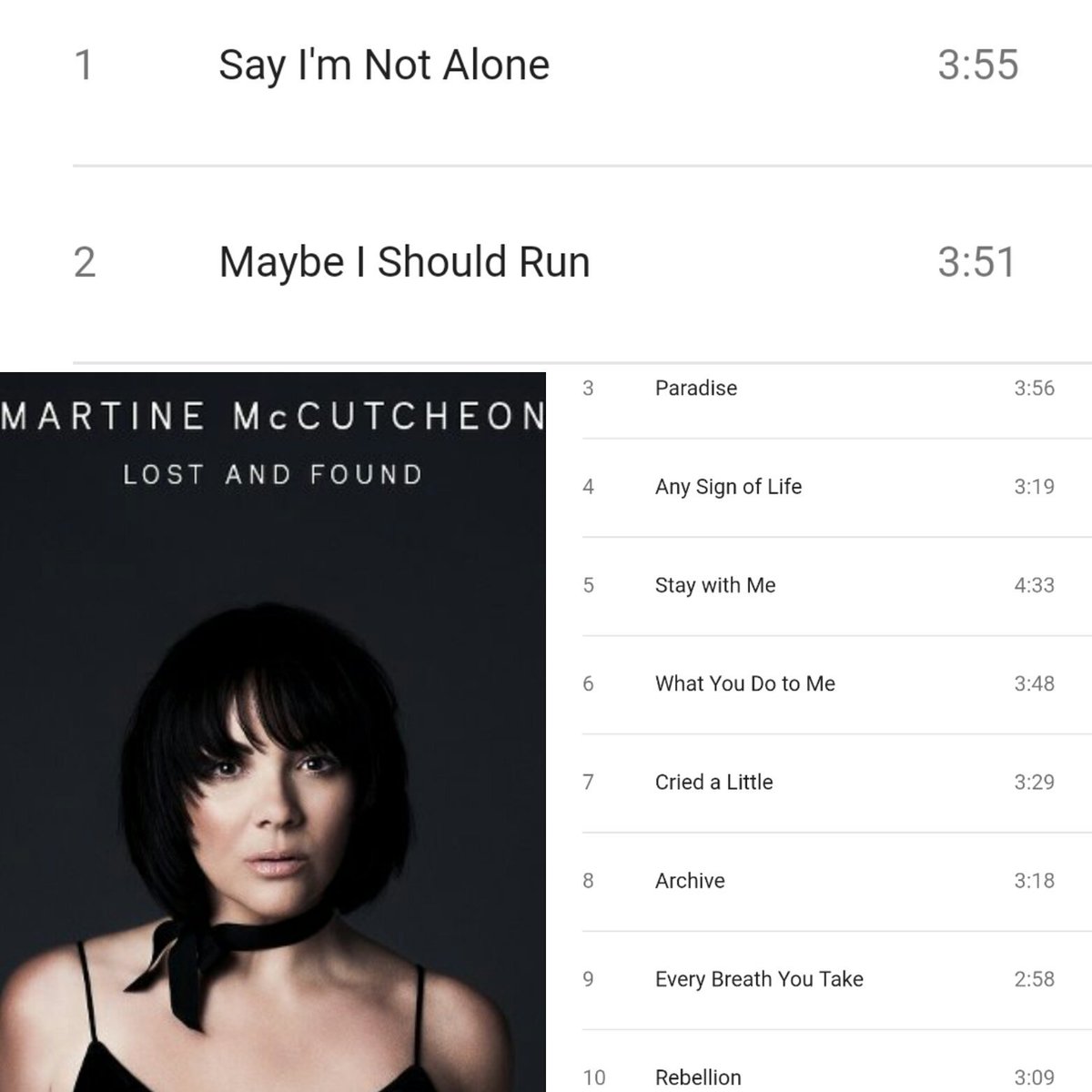 andrinaluvsmart's tweet photo. #2017in4Words #ThanksForTheMusic #SayImNotAlone #MaybeIShouldRun #AnySignOfLife #EveryBreathYouTake
#PleaseTakeYourPick ❤🎶👌🙌👏 @martineofficial #MartineMcCutcheon https://t.co/zIdvhEOv0p