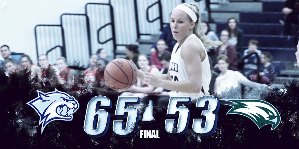 UNHWBB's tweet photo. ANOTHER W! We win on the road at Wagner, 65-53! #GoUNH https://t.co/cjk8cxU7Nm