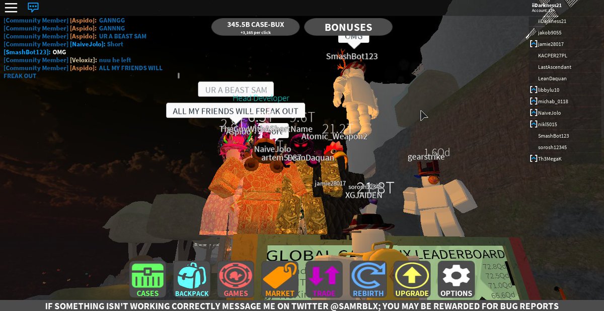MrGamerTV2's tweet photo. With Sam @SamRBLX https://t.co/YonEcUfSmM