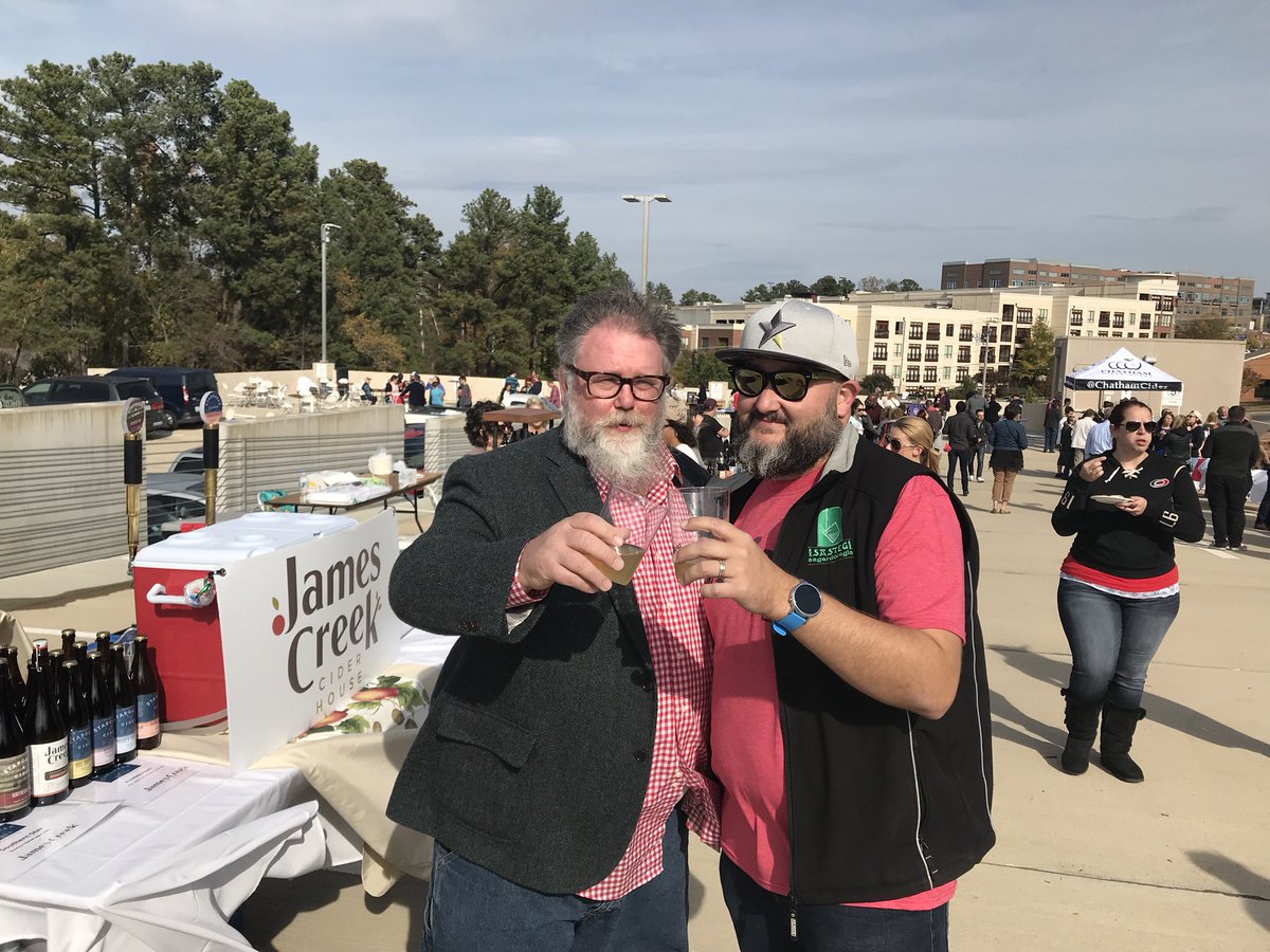 VirtueCider's tweet photo. Our founder @brewergreg is toasting friends and repping @virtuecider at @txotxfest with a cider and cheese class today!  #postyourtoast 🍎 https://t.co/GhOtLI2Rt6