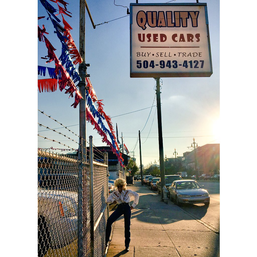 Fire_Isis's tweet photo. Come see me perform tonight in this Oscar worthy role of a lifetime. Me, as Trip Rosetti- yes I'm playing a male character, football champ turned used car salesman! The Coolest Hair- a one act, written by @bestrevenge! $20 @7: 2801 Franklin Ave, NOLA- Presented by @court13arts! https://t.co/jDZlWDnoSB