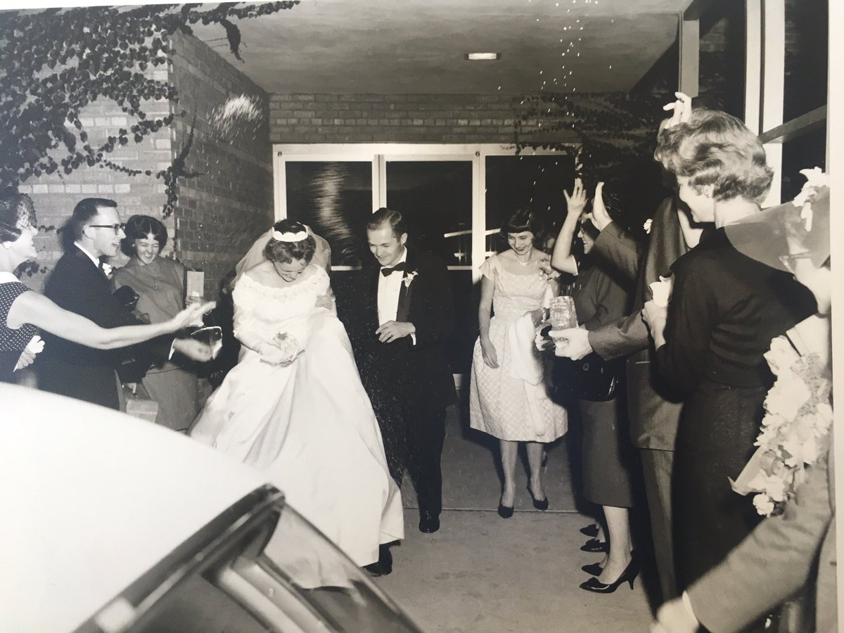 JonahMarais's tweet photo. this morning my grandma &amp; grandpa went back to the church where they got married in 1960 and remade a couple of the pics. they're so cute https://t.co/f6FsPDnbMy