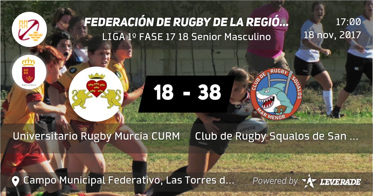 <a href="/rugbysqualos/">Rugby Squalos</a> le complica el #top5 a @CURMurcia #rugbyenmurcia